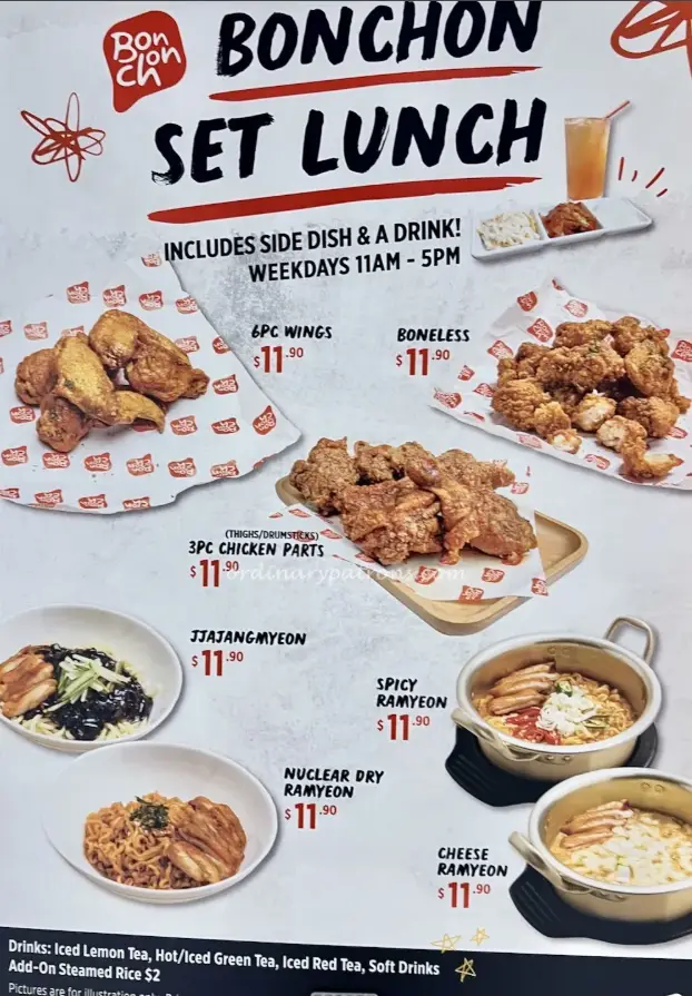 BONCHON MENU SINGAPORE