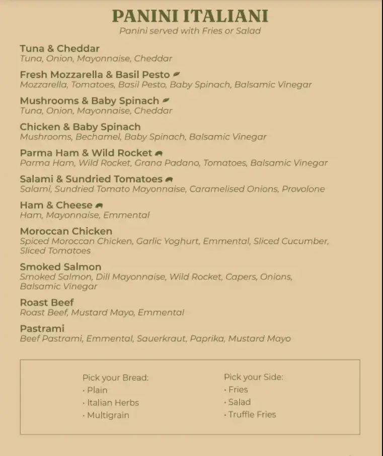 DA PAOLO GASTRONOMIA MENU  