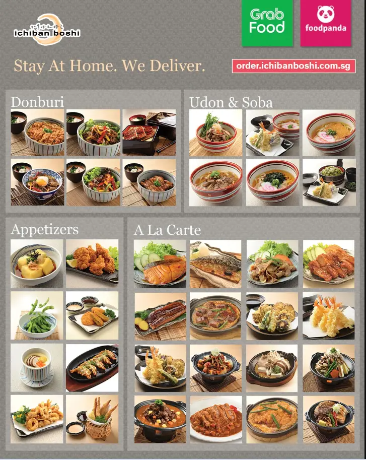 ICHIBAN BOSHI MENU  