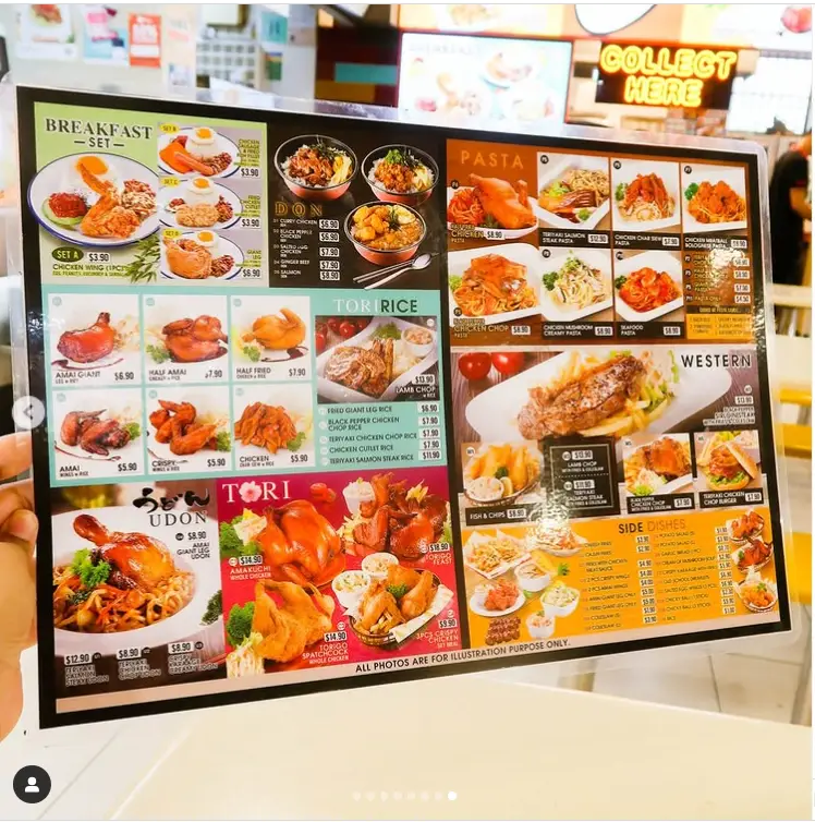 TORIGO MENU SINGAPORE